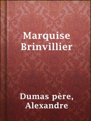 cover image of Marquise Brinvillier